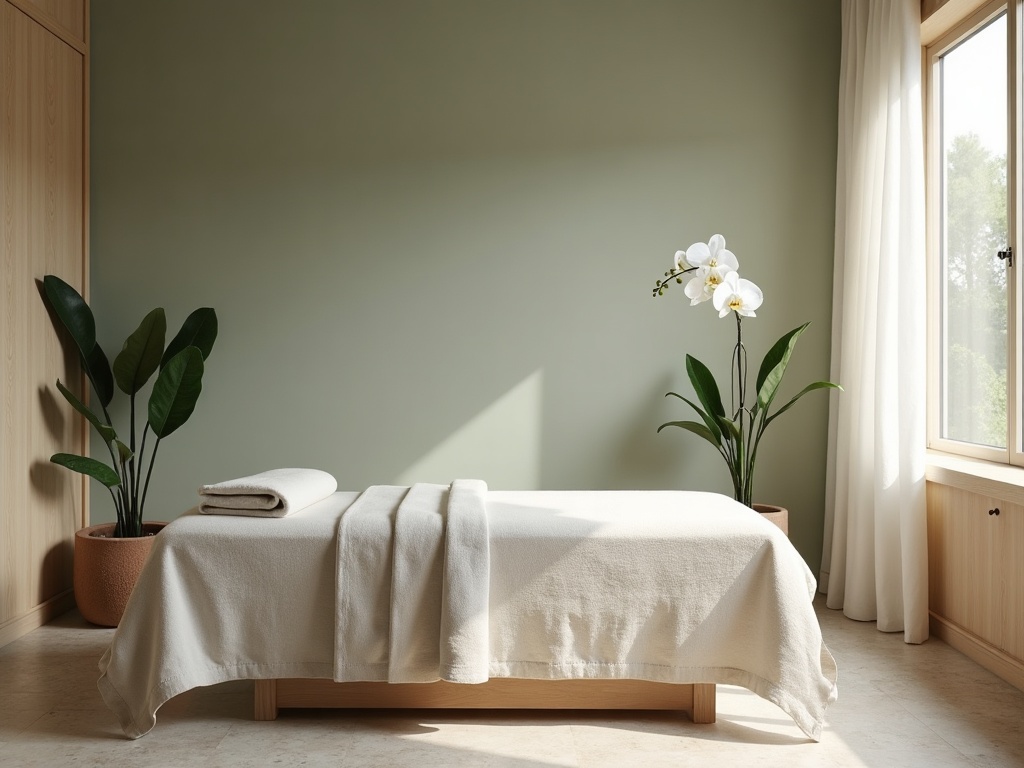 Serene treatment room